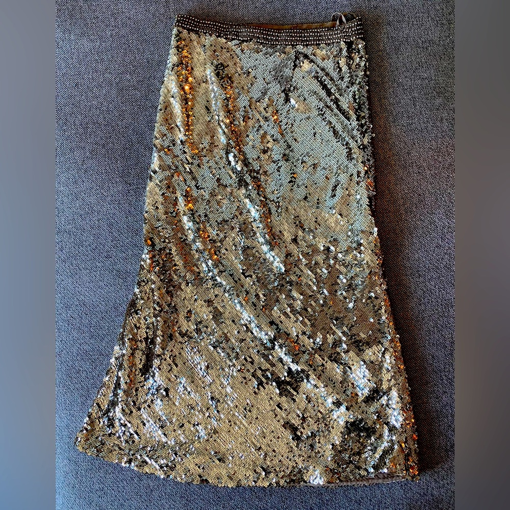 Veronica Beard Sparkly Rhinestone Lavie Skirt